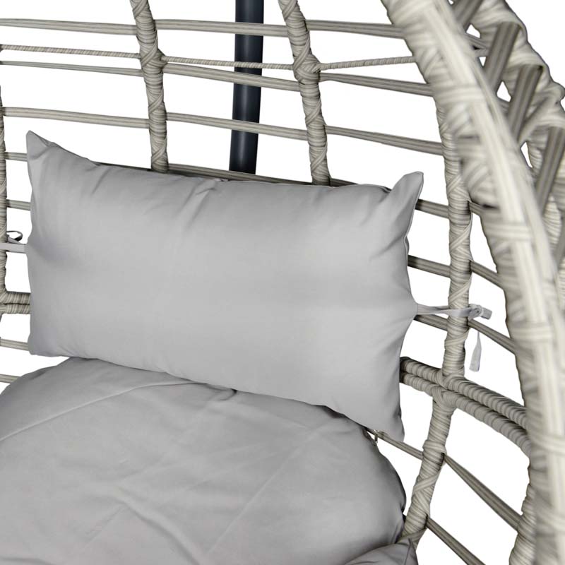 Fauteuil suspendu 'Milan' gris