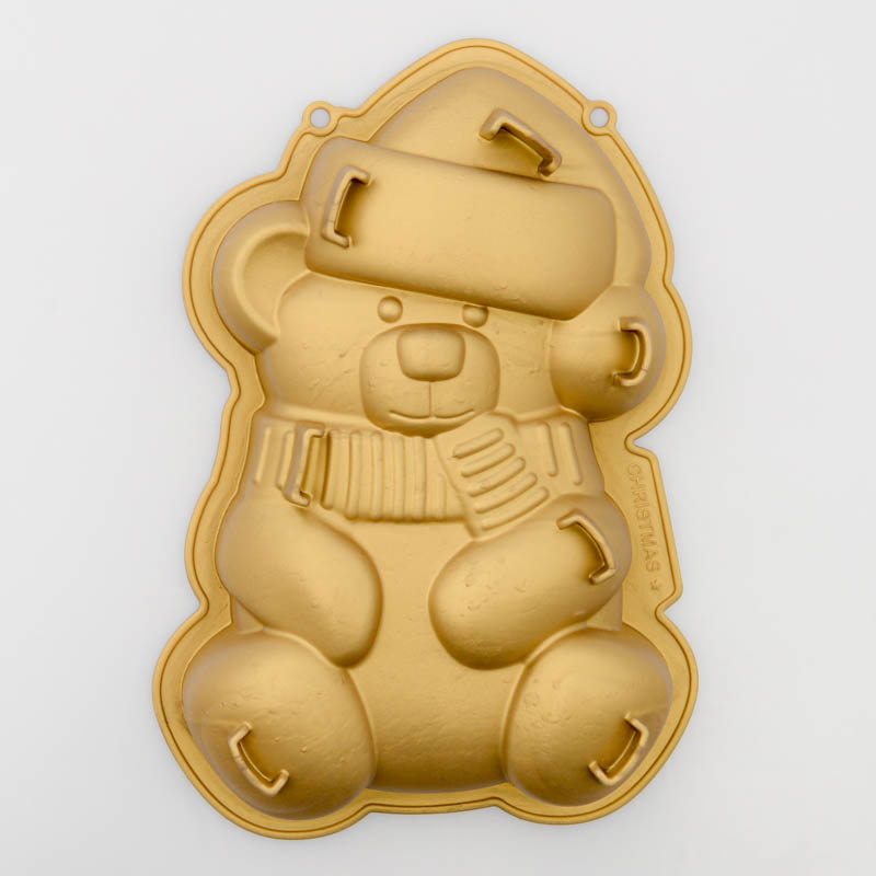 Moule à gâteau ourson doré