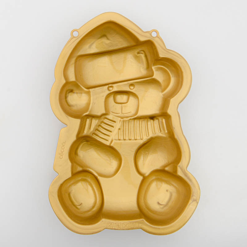 Moule à gâteau ourson doré