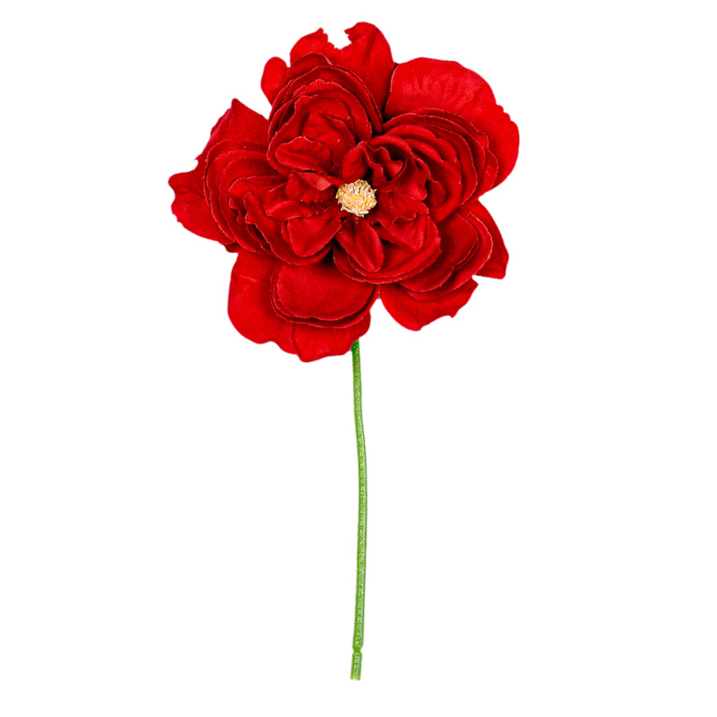 Tige de rose anglaise artificielle