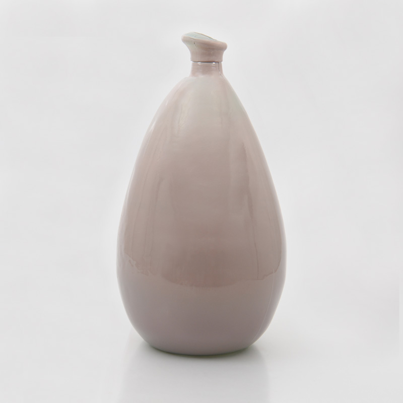 Vase 'Nilo' taupe 