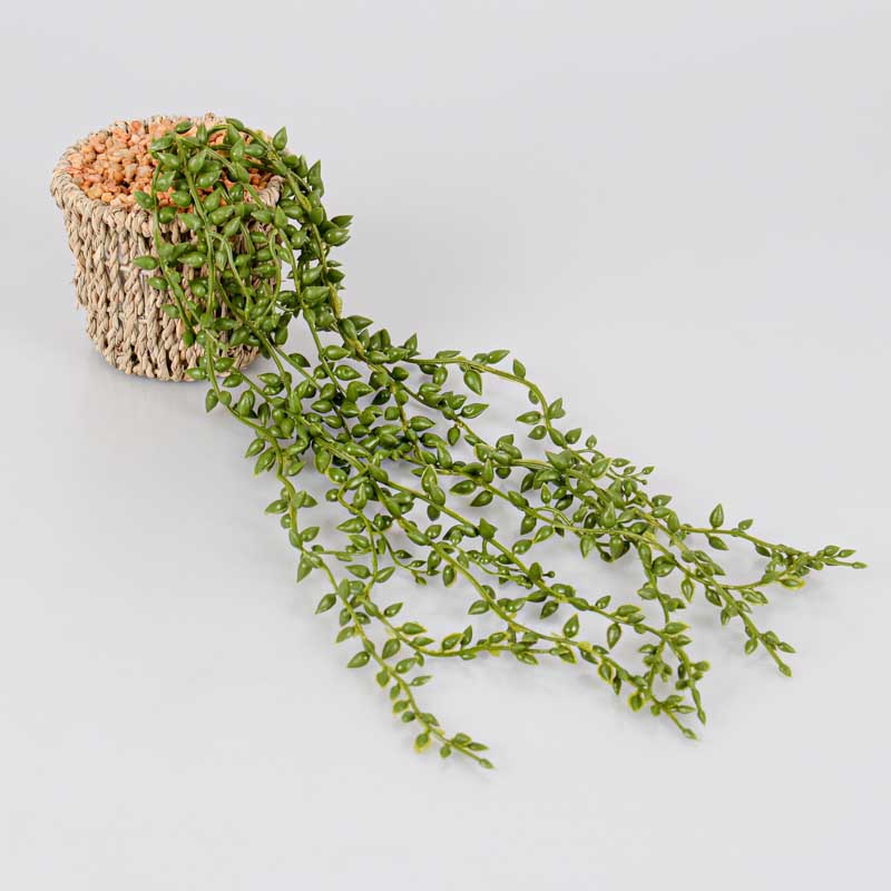 Plante artificielle tombante collier, fausse plante verte retombante