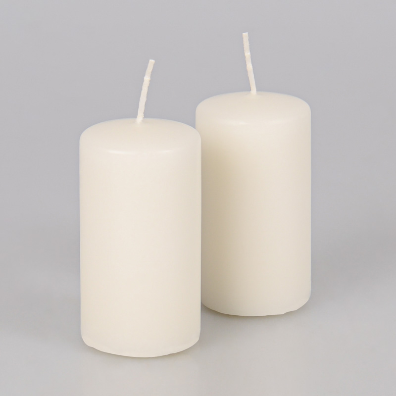 Bougie blanche diam. 60 mm x haut. 165 mm, durée de vie 38h, cylindrique -  Kit bougies - Creavea