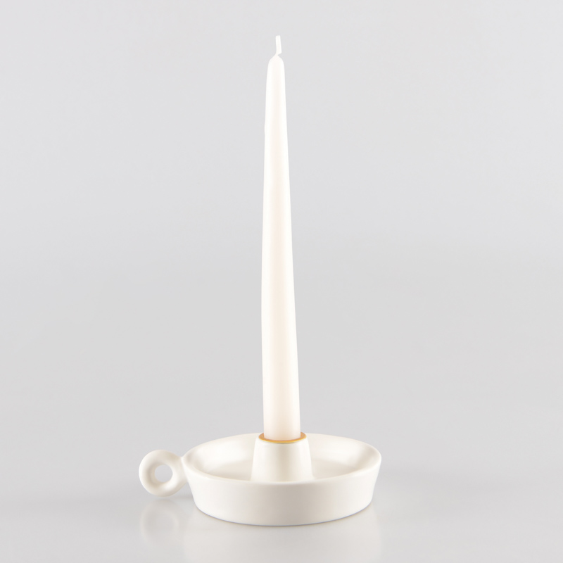 4 bougies flambeaux Coquille d'Oeuf