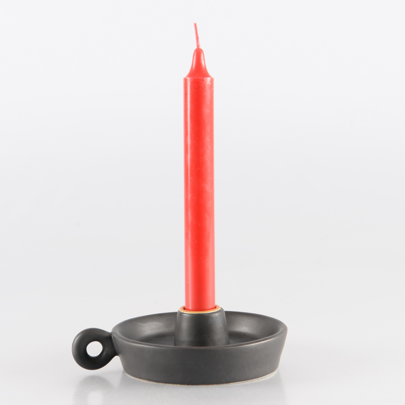 Bougie flambeau rouge 