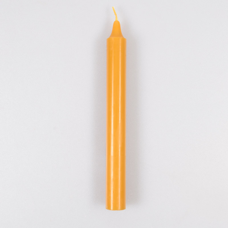 Bougie flambeau ocre