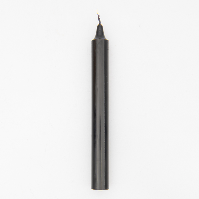 Bougie flambeau noire