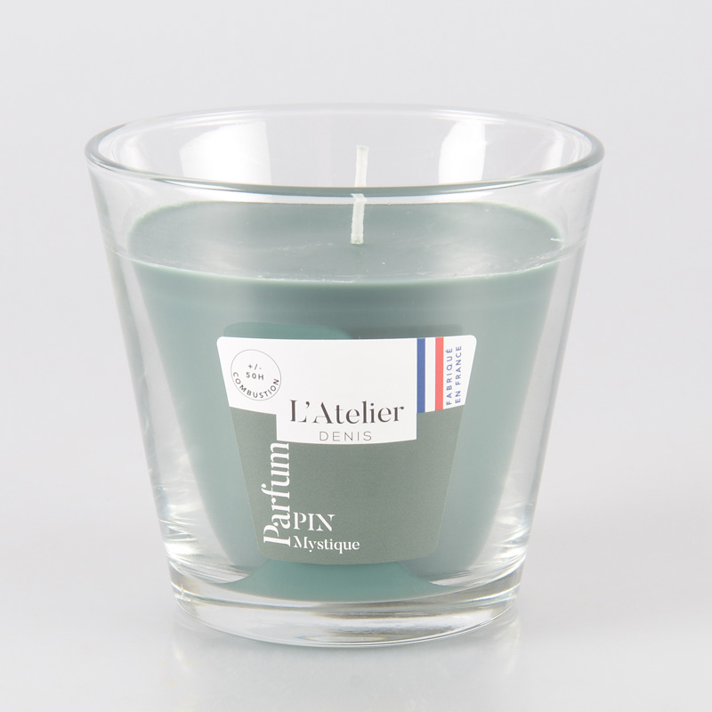 Bougie parfumée dans un verre