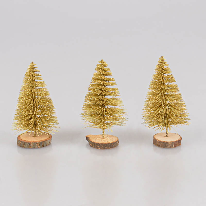 3 sapins à poser
