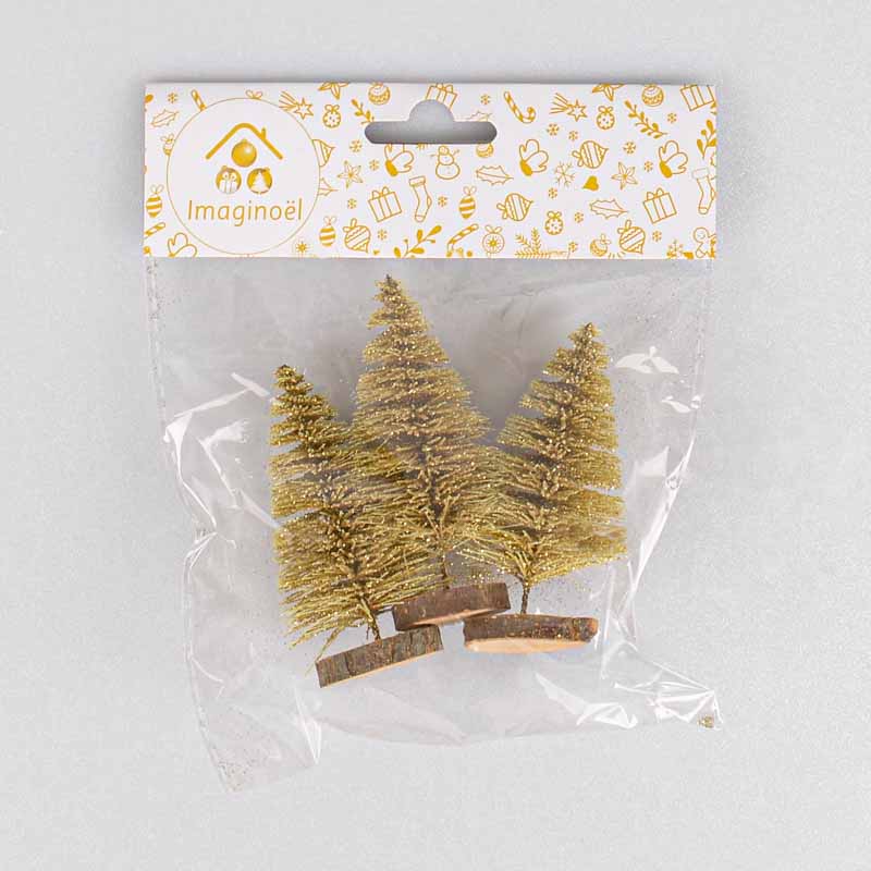 3 sapins à poser