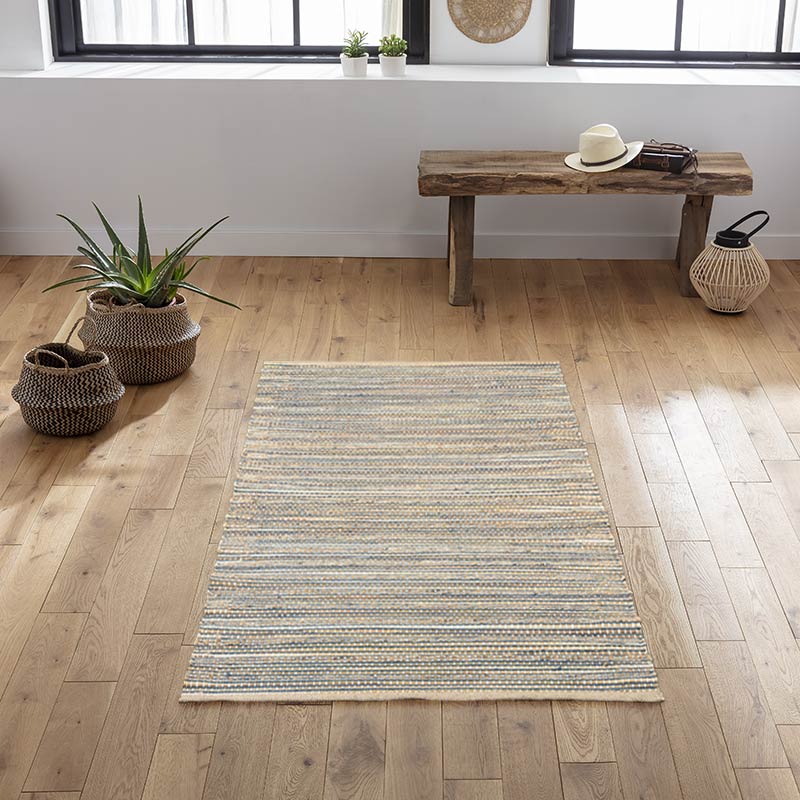 Tapis rectangulaire naturel 'Bangalore' 