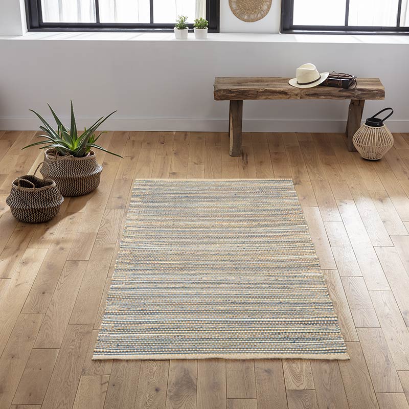 Tapis rectangulaire naturel 'Bangalore' 