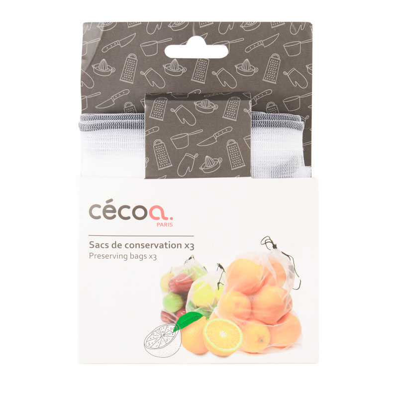Set de 3 sacs de conservation