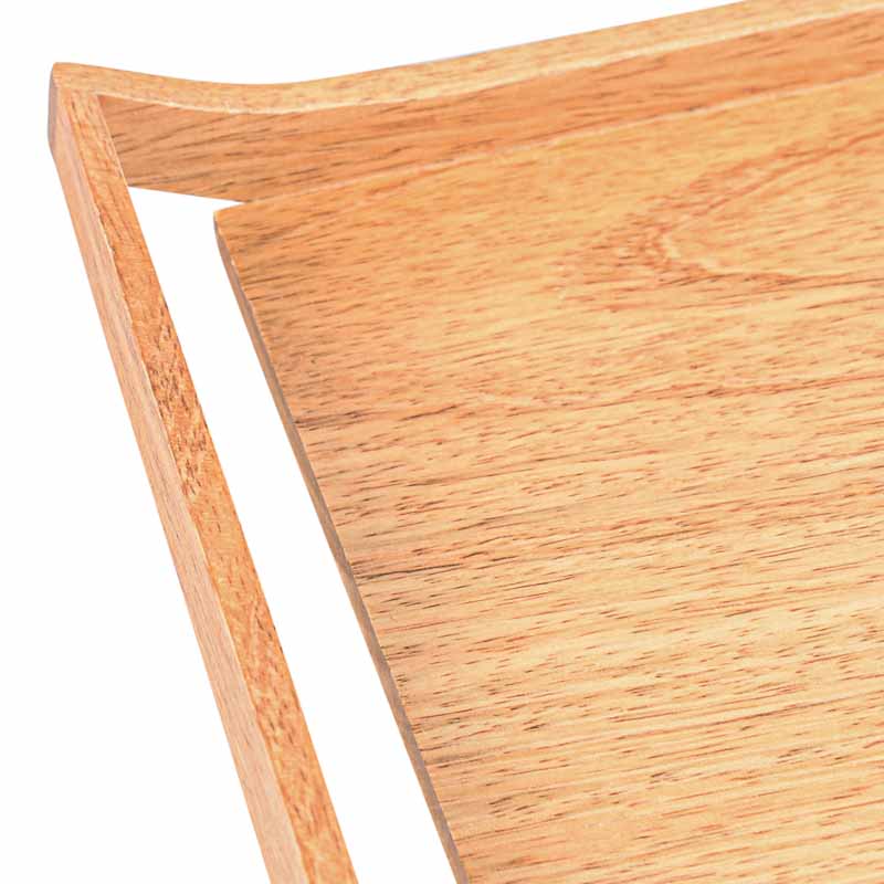 Plateau décoratif 'Nagoya' bois de manguier