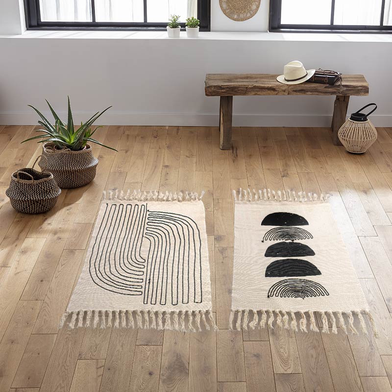 Tapis à franges 'Arkéa'
