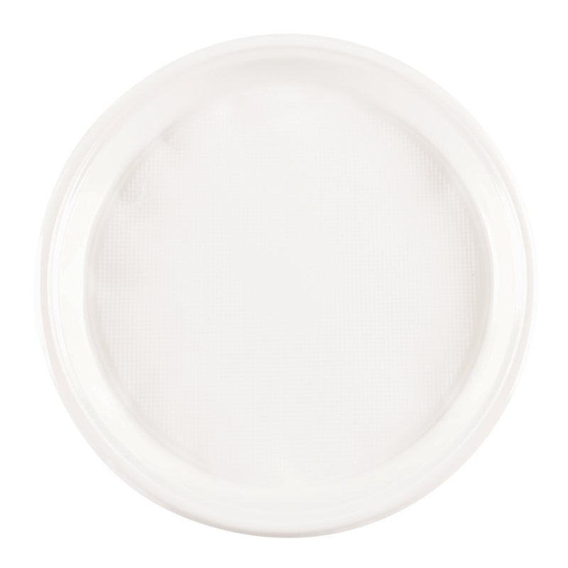 Lot de 25 assiettes plates réutilisables