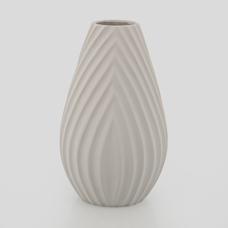 Vase céramique 'Ipanema' taupe