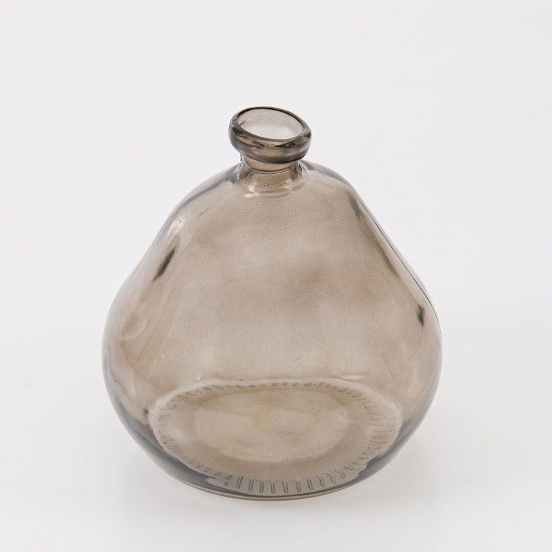 Vase 'Spiffy' en verre gris