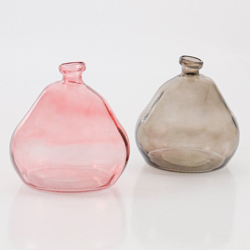 Vase 'Spiffy' en verre gris