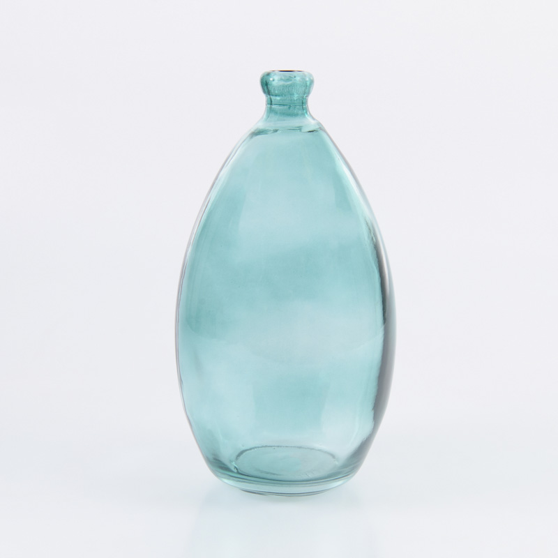Vase 'Spiffy' en verre bleu