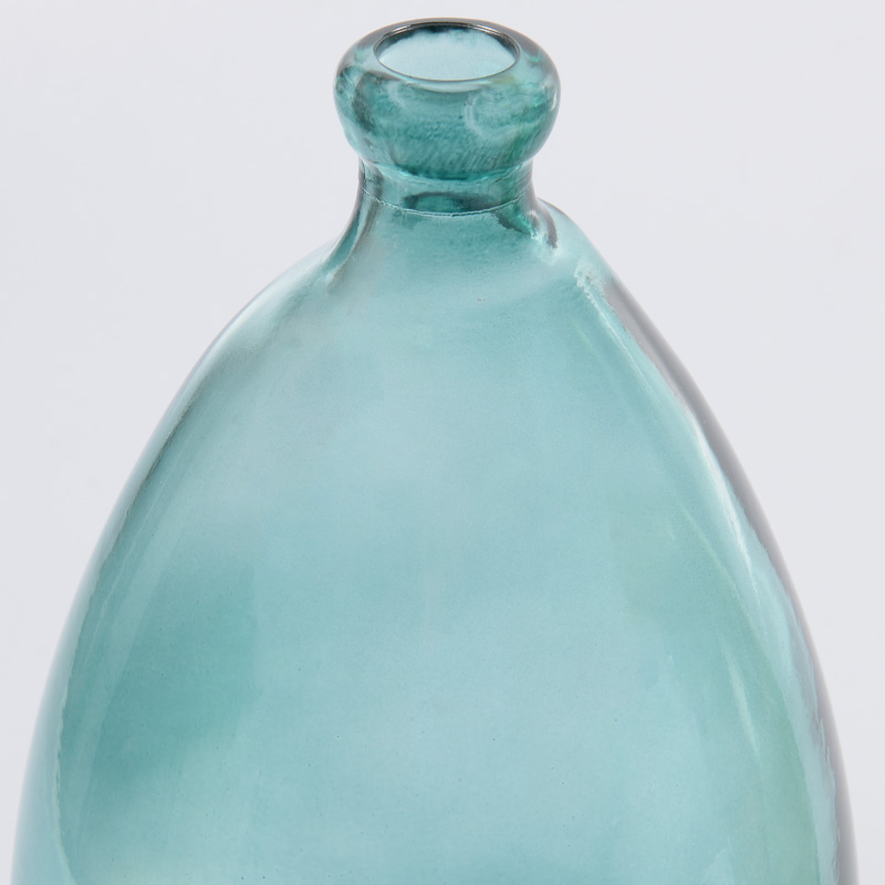 Vase 'Spiffy' en verre bleu