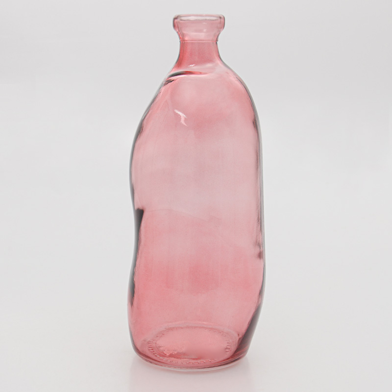 Vase 'Spiffy' en verre rose