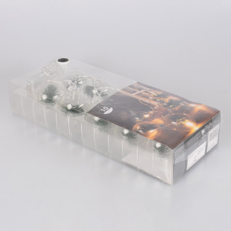 Guirlande lumineuse 10 LED transparente