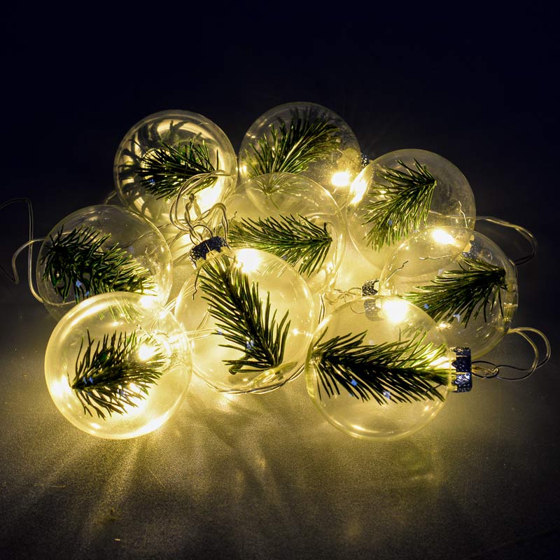 Guirlande lumineuse 10 LED transparente