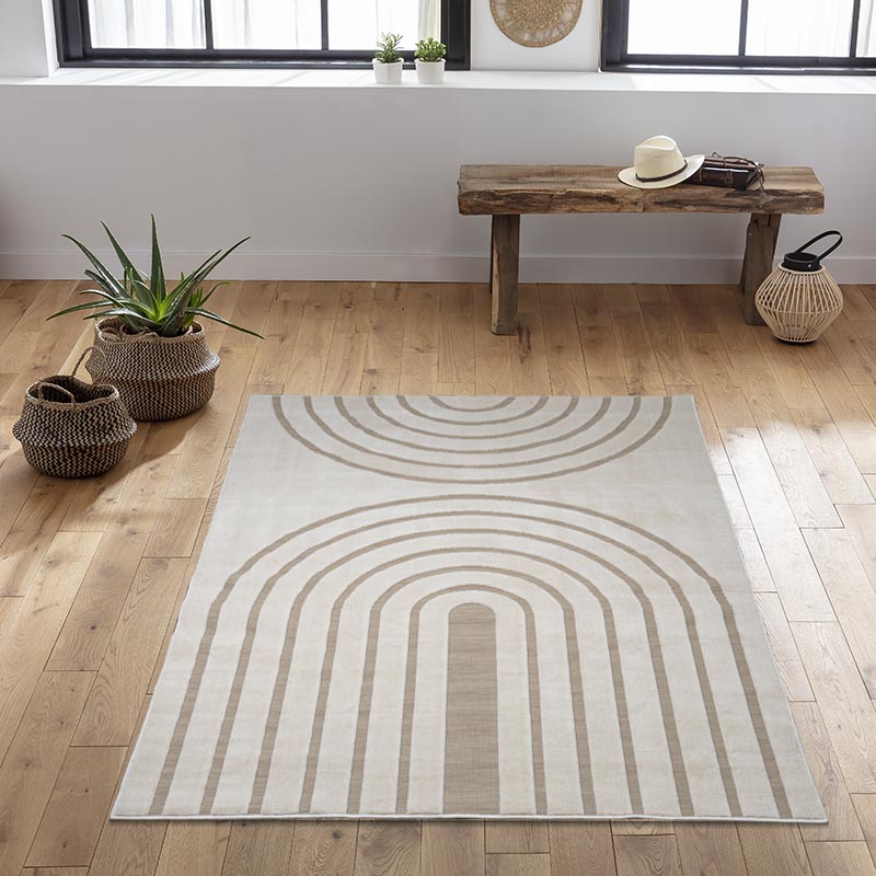 Tapis 'Infinity' beige 