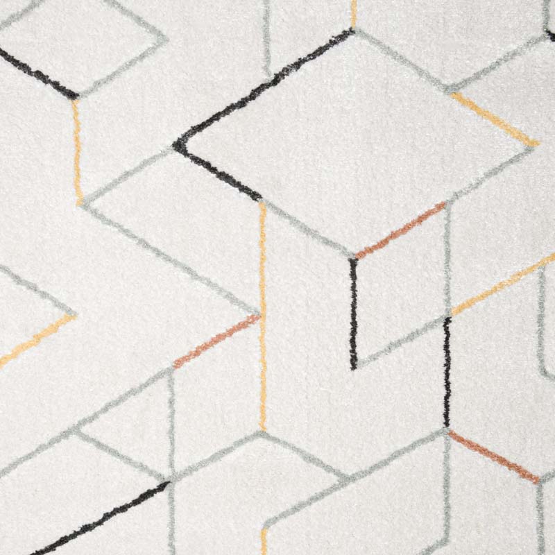 Tapis 'Cubizo' beige 