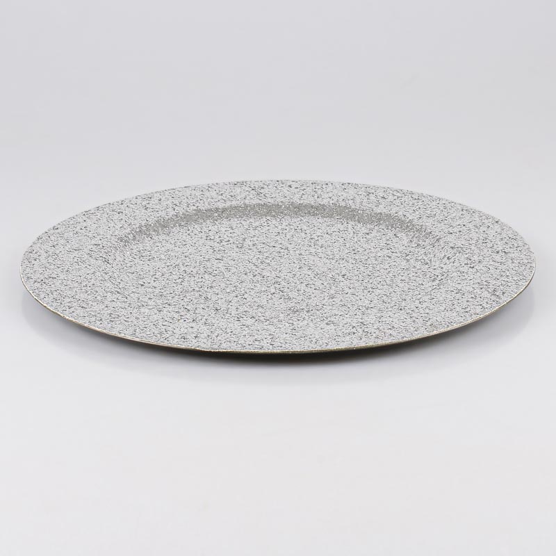 Sous-assiette de présentation 'Glam' Argent