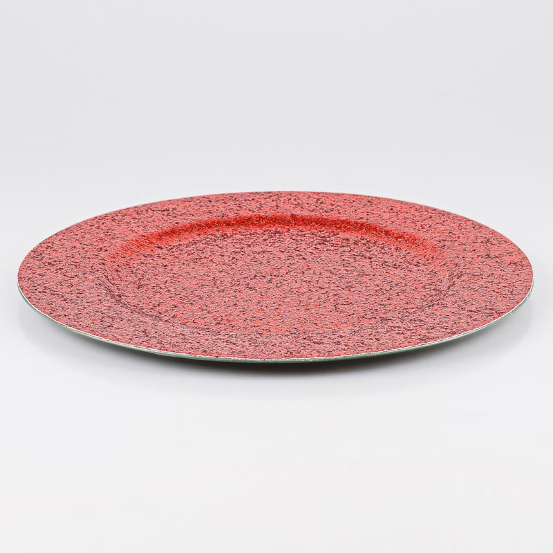 Sous-assiette de présentation 'Glam' Rouge