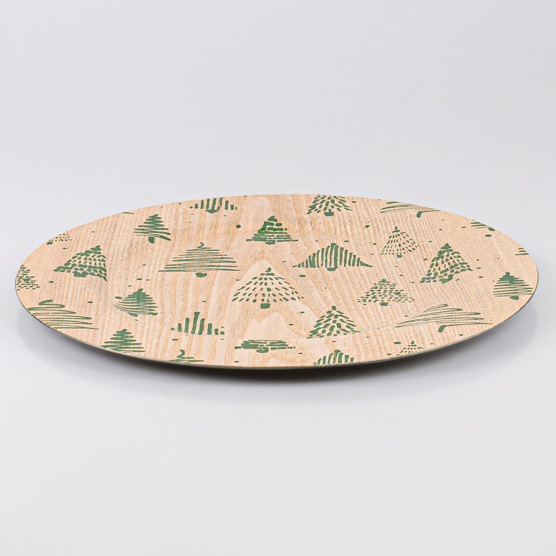 Sous-assiette de présentation 'Sapins'