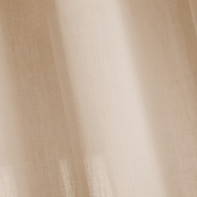 Rideau tamisant 'Toscane' beige coton lavé
