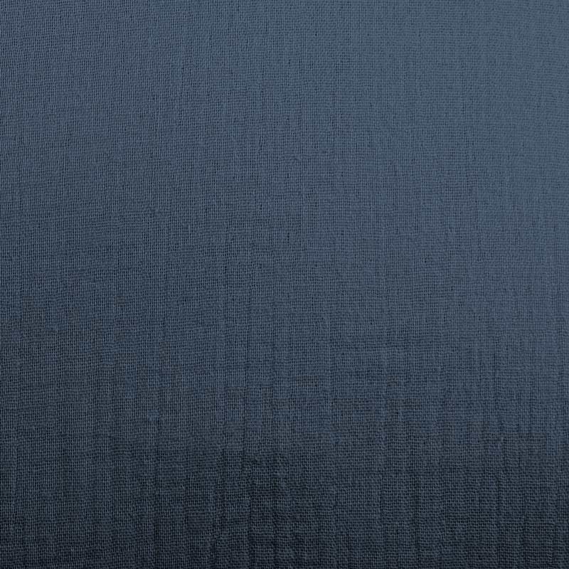 Coussin 'Idylle' en gaze de coton bleu