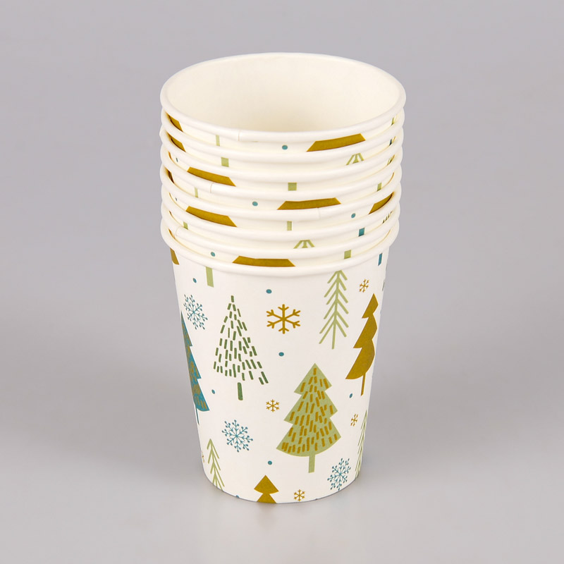 Lot de 8 gobelets 'Forêt Enchantée'