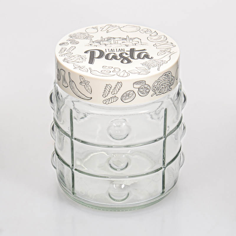 Bocal en verre 'Italian Pasta' 