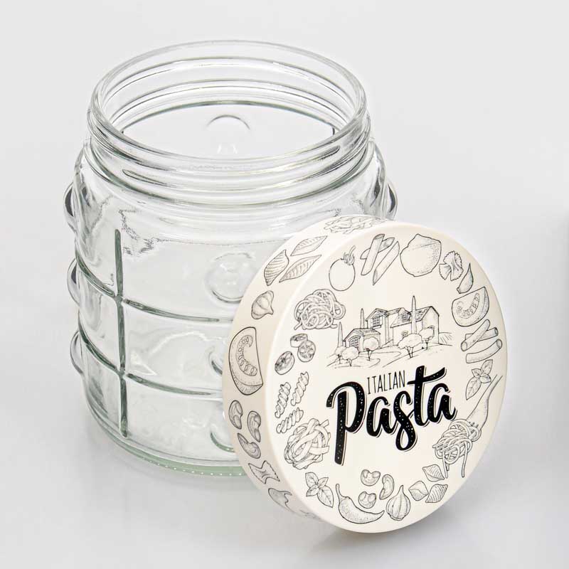 Bocal en verre 'Italian Pasta' 