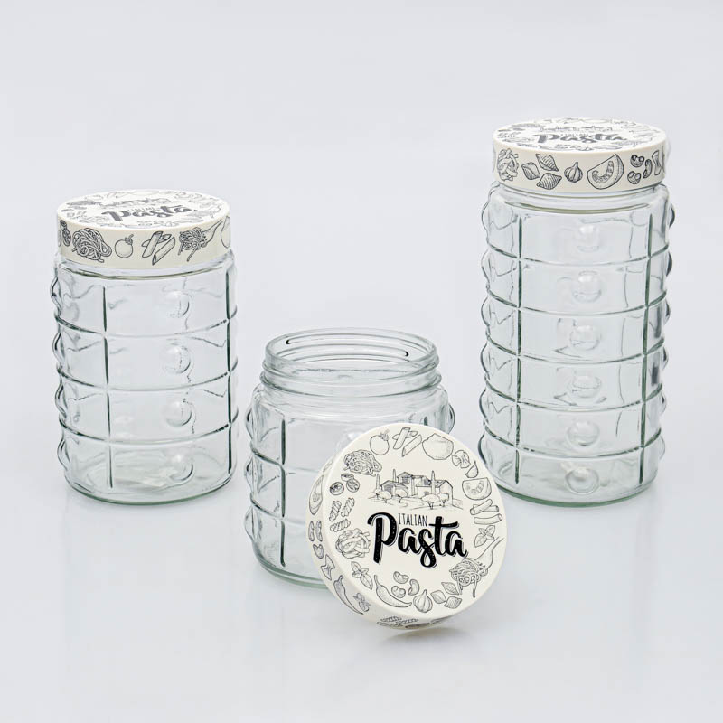 Bocal en verre 'Italian Pasta' 