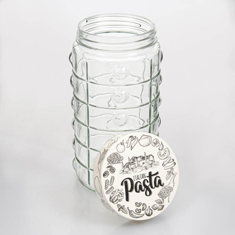 Bocal en verre 'Italian Pasta'
