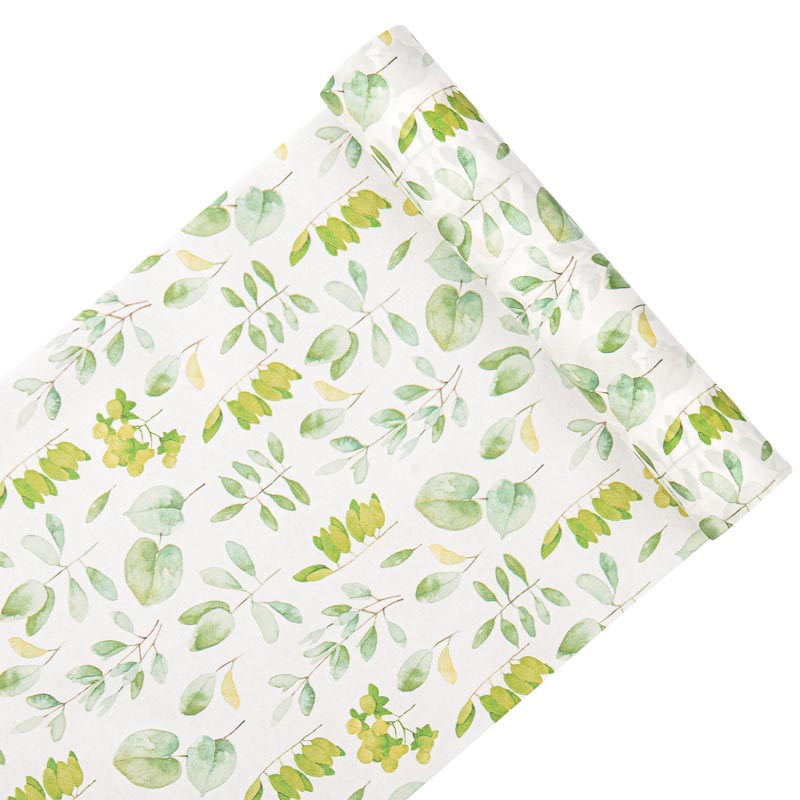 Chemin de table en papier 'Fresh Leaves'