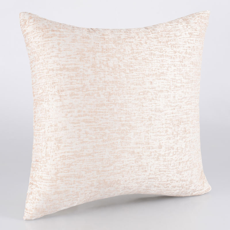 Coussin jacquard 'Romy' beige