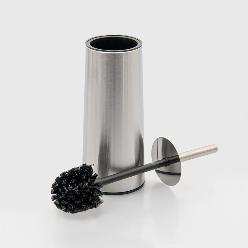 Porte brosse WC couleur inox