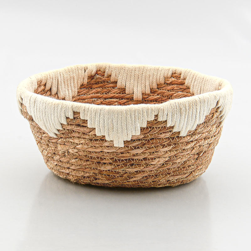 Panier brodé 'Zimaya'
