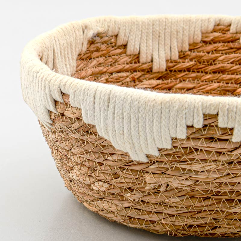 Panier brodé 'Zimaya'
