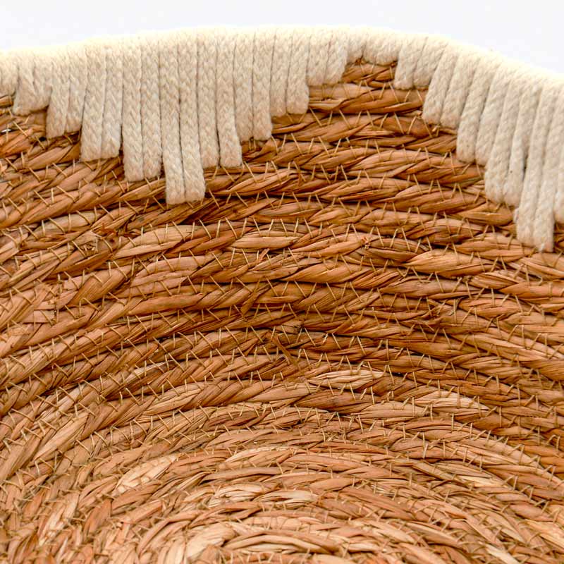 Panier brodé 'Zimaya'