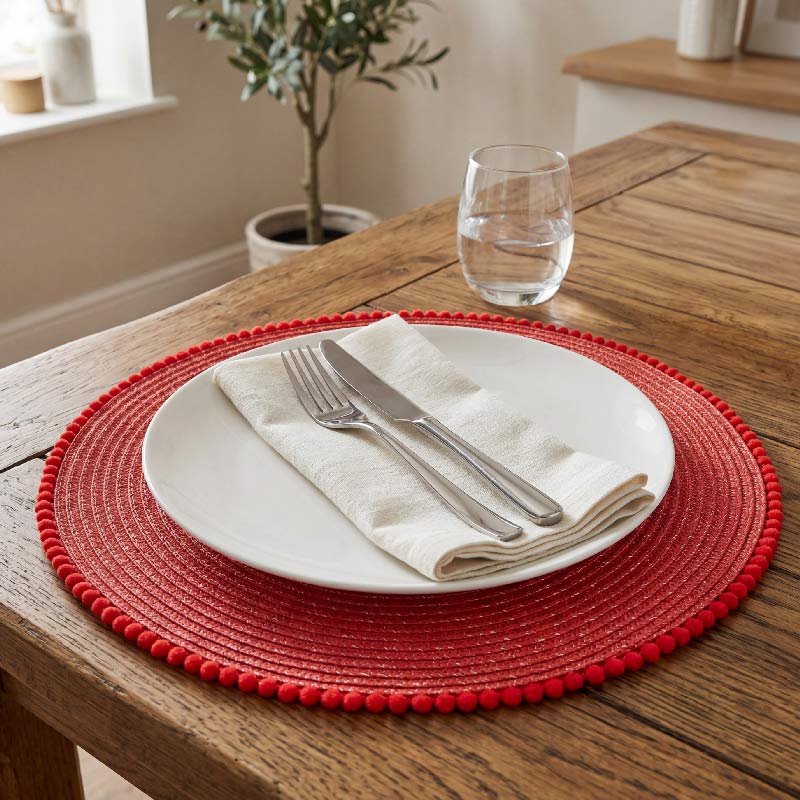 Set de table 'Delight' rouge