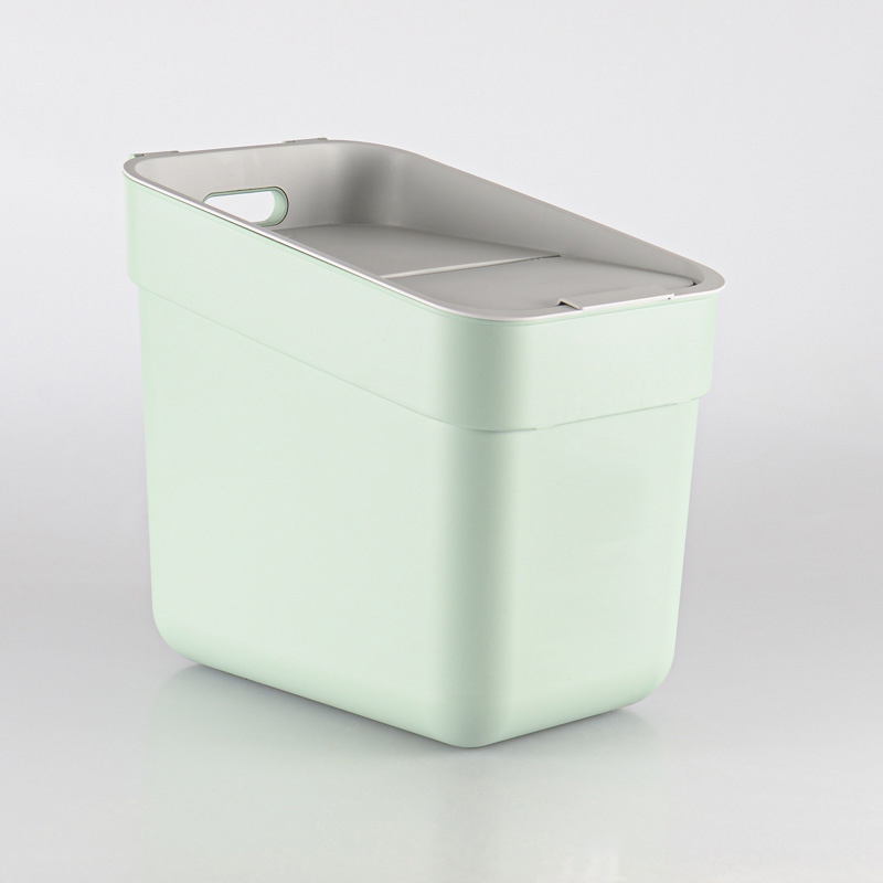 Poubelle de tri 20L vert d'eau