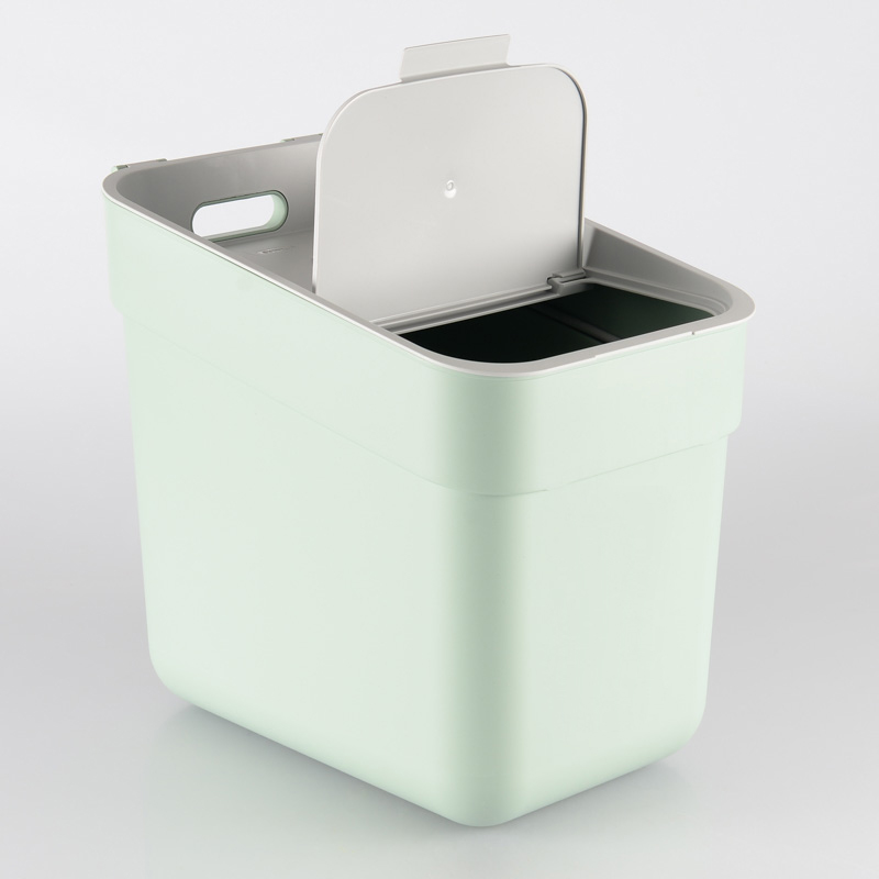 Poubelle de tri 20L vert d'eau