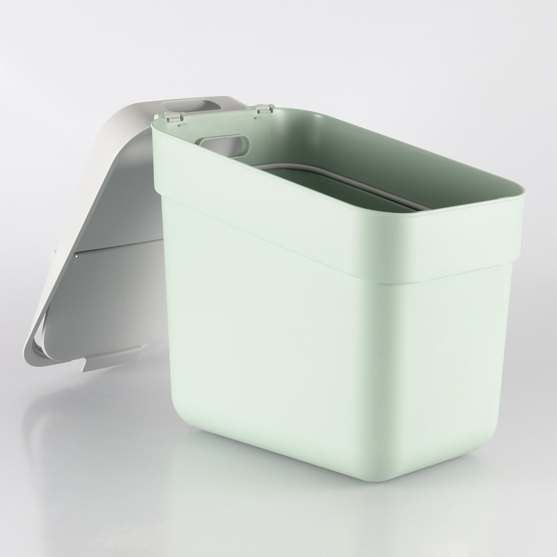 Poubelle de tri 20L vert d'eau